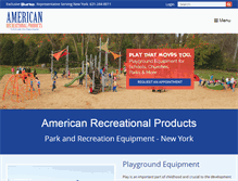 Tablet Screenshot of americanrecreational.com